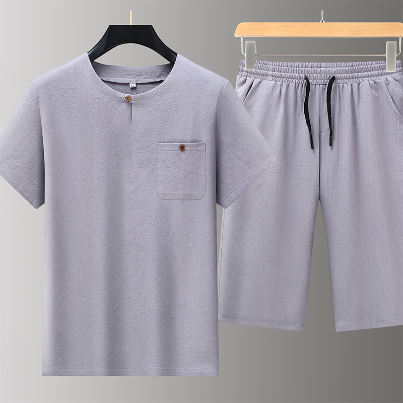 Short Linen Drawstring - High-quality fashionable men's clothing - traditional