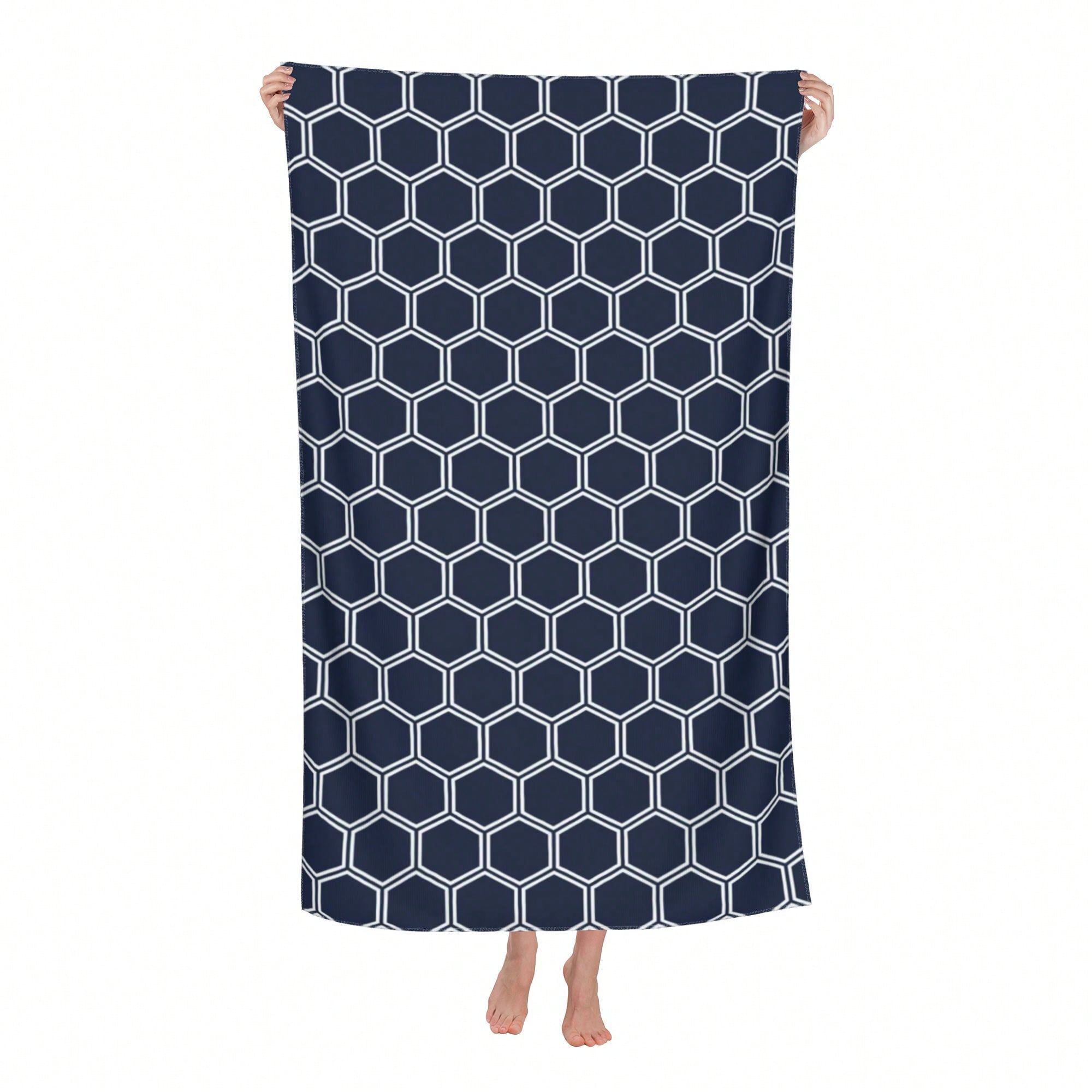 Beach Towel Large - Geometric Pattern Cla1ssic StY1Le Sui1table For