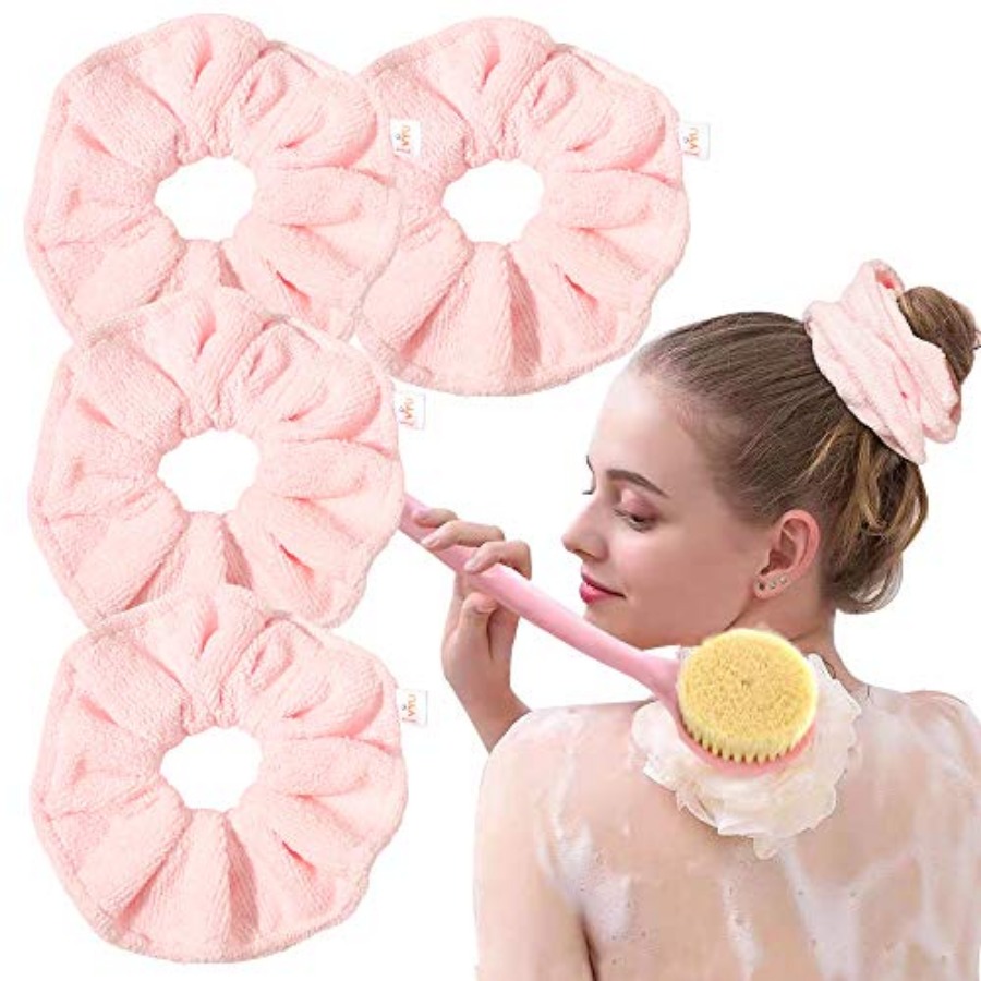 Beach Towel Large - Microfiber Hair Drying Scrunchies Towel Fiber