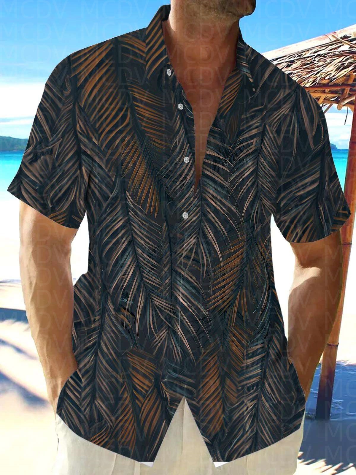 Cute Pattern Men's Hawaiian Sh - Shirt Camp Collar recension och pris