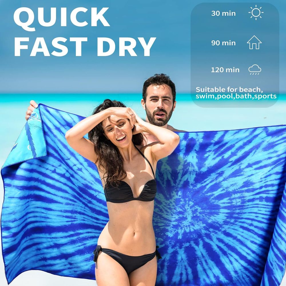 Lightweight Oversized 71x32 Be - Beach Towel Large recension och pris
