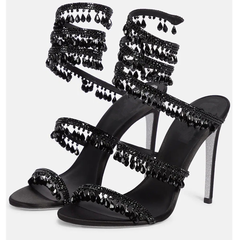 Sexy Green Crystal Fringe Stil - Casual Sandal Leather recension och pris