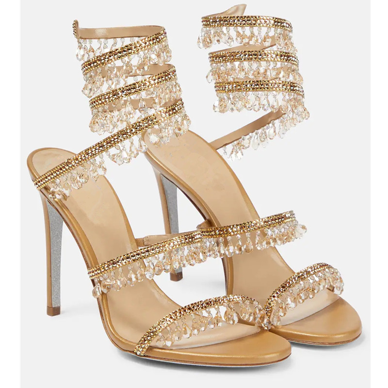 Sexy Green Crystal Fringe Stil - Casual Sandal Leather recension och pris