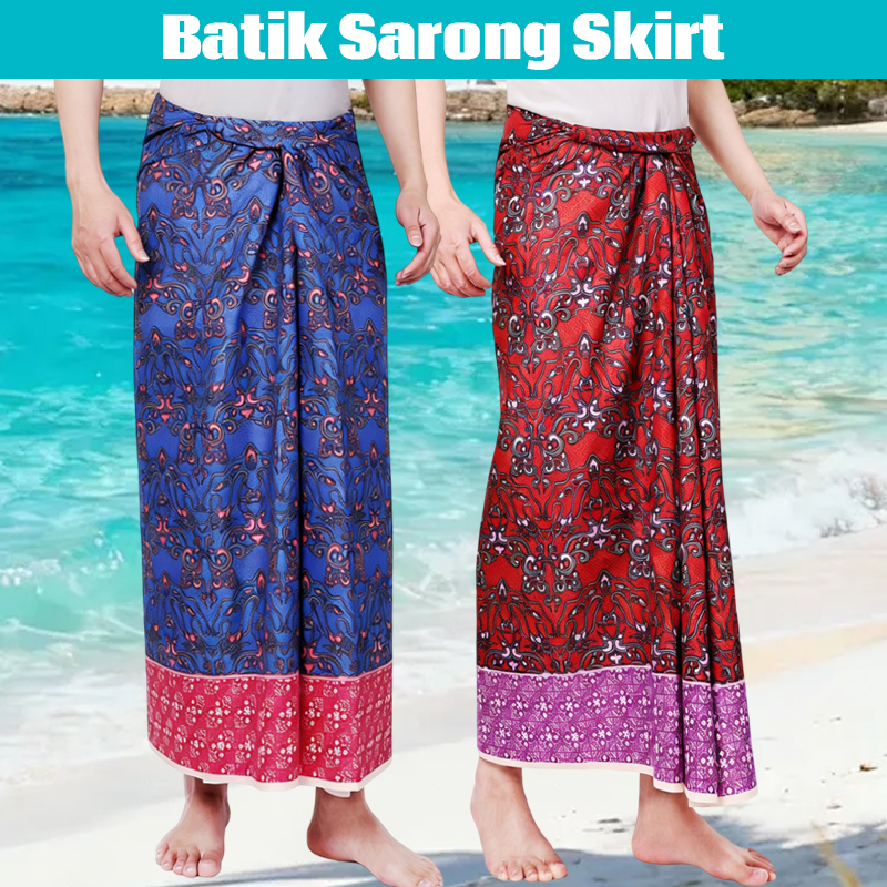Unisex Traditional Southeast A - Sarong Men Wrap recension och pris