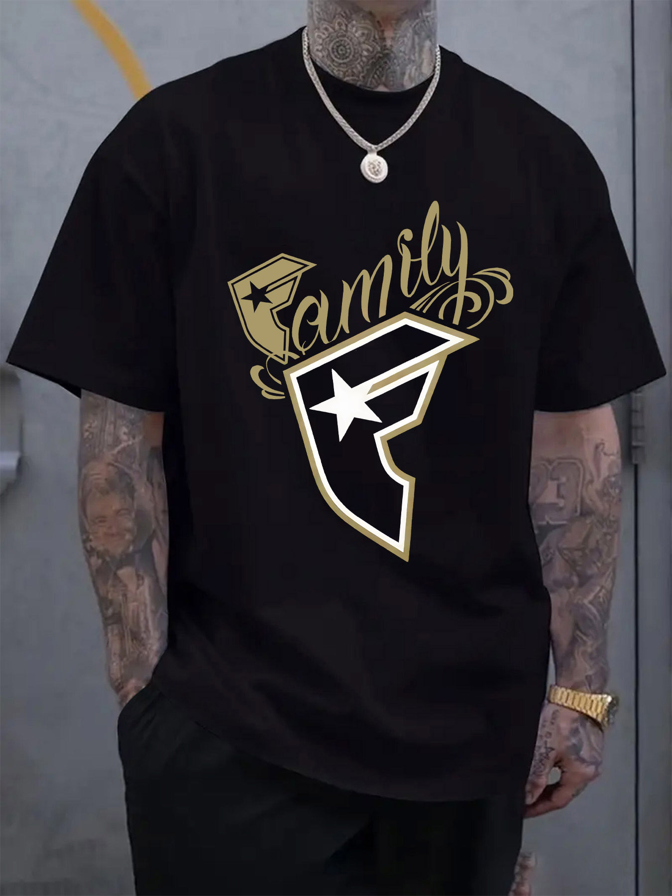 Men's Casual T-Shirt Family Gr - Linen Shirt Breathable recension och pris