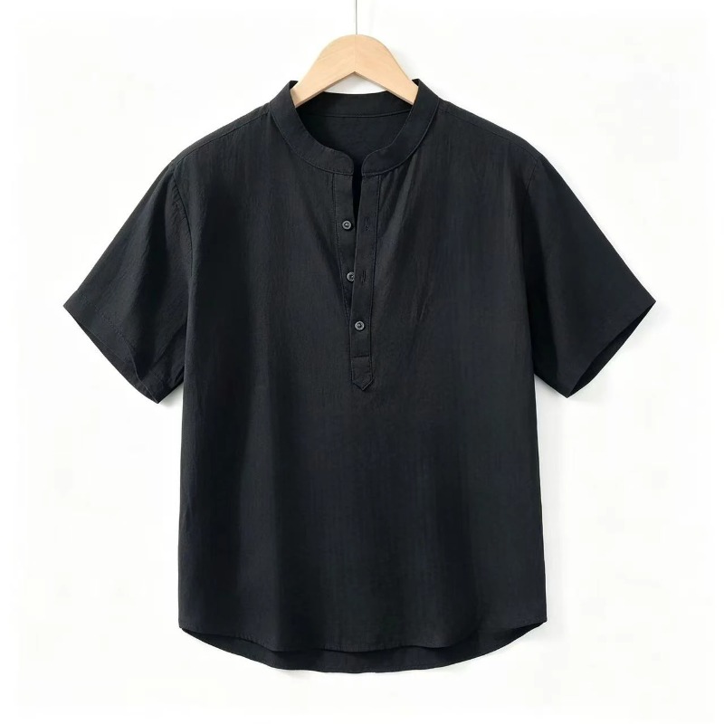 Summer Thin Short-sleeved Shir - Linen Shirt Breathable recension och pris