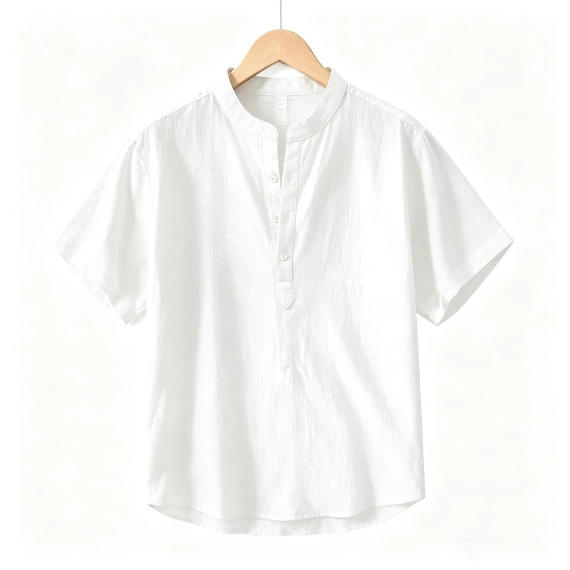 Summer Thin Short-sleeved Shir - Linen Shirt Breathable recension och pris