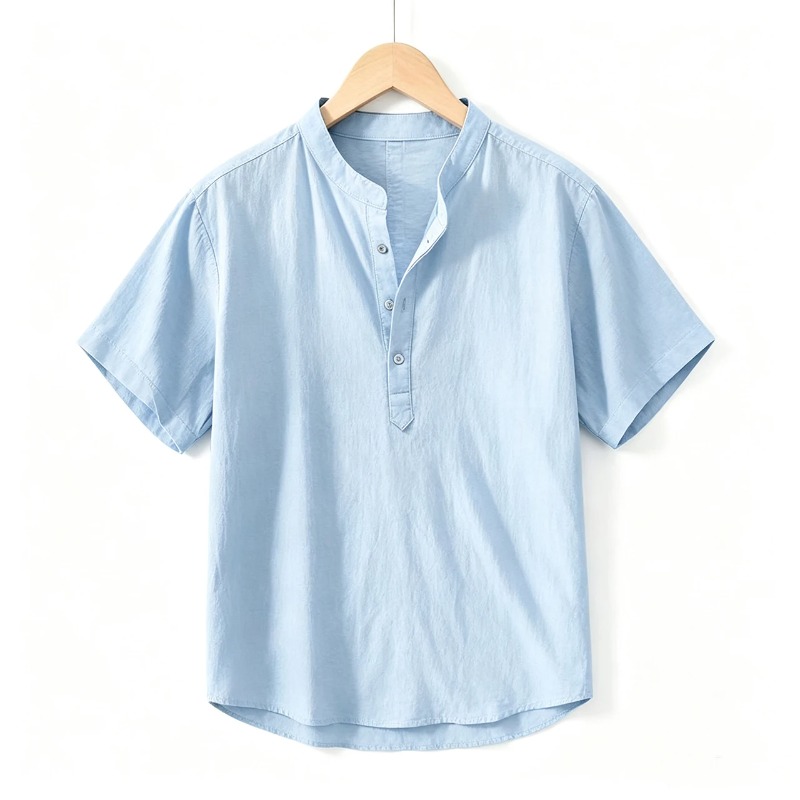 Summer Thin Short-sleeved Shir - Linen Shirt Breathable recension och pris