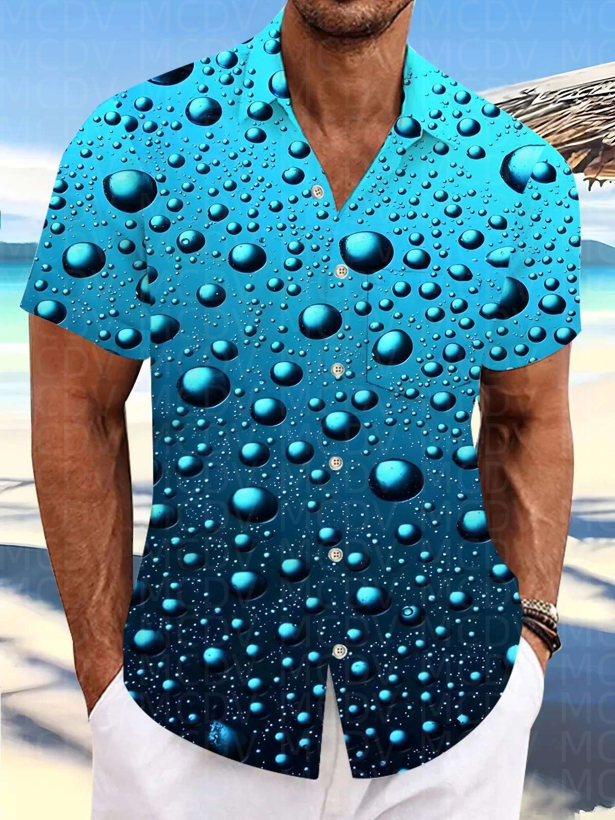 Trump Pattern Men's Hawaiian S - Shirt Camp Collar recension och pris