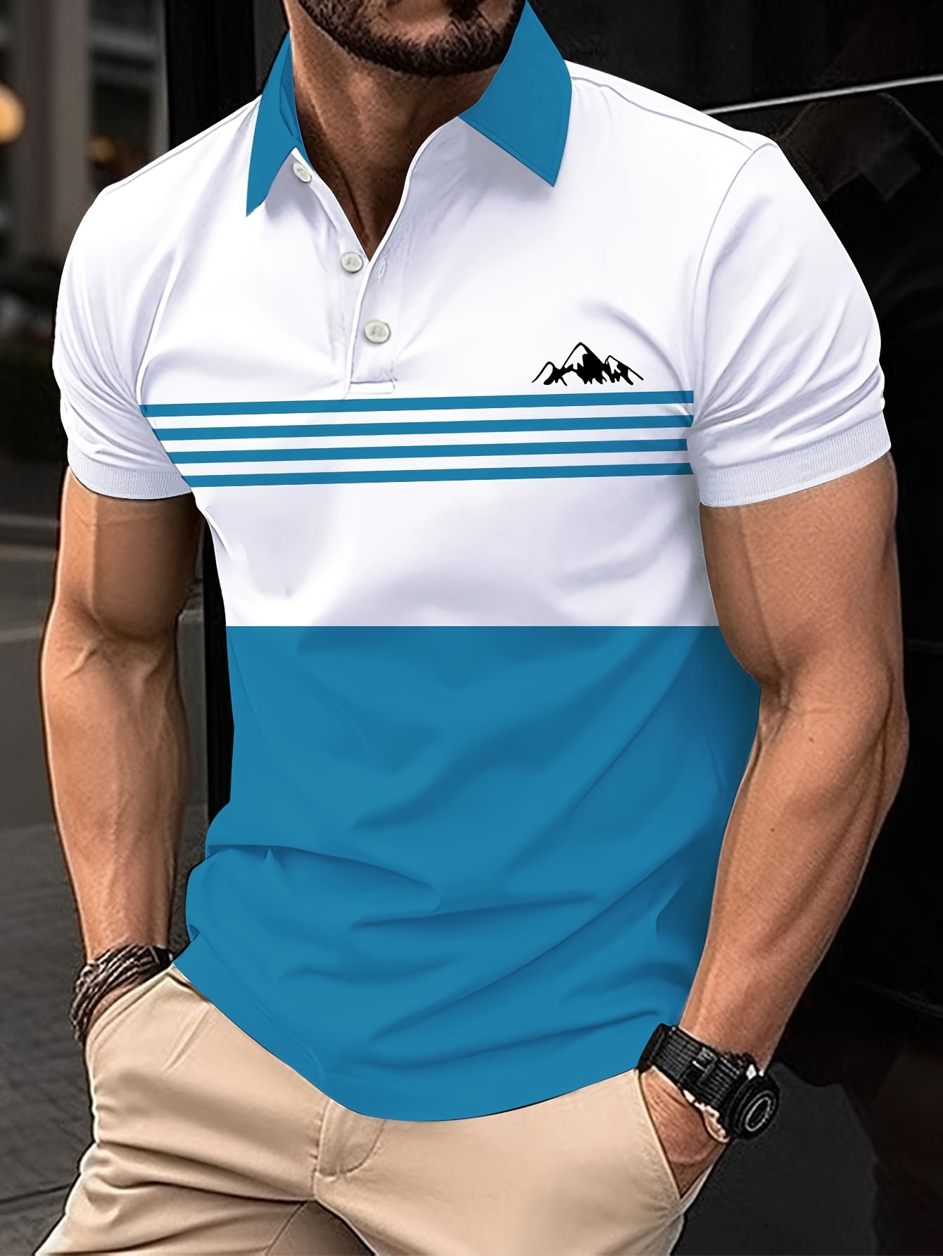 2026 Summer Men's Button-down  - Polo Shirt Pique recension och pris