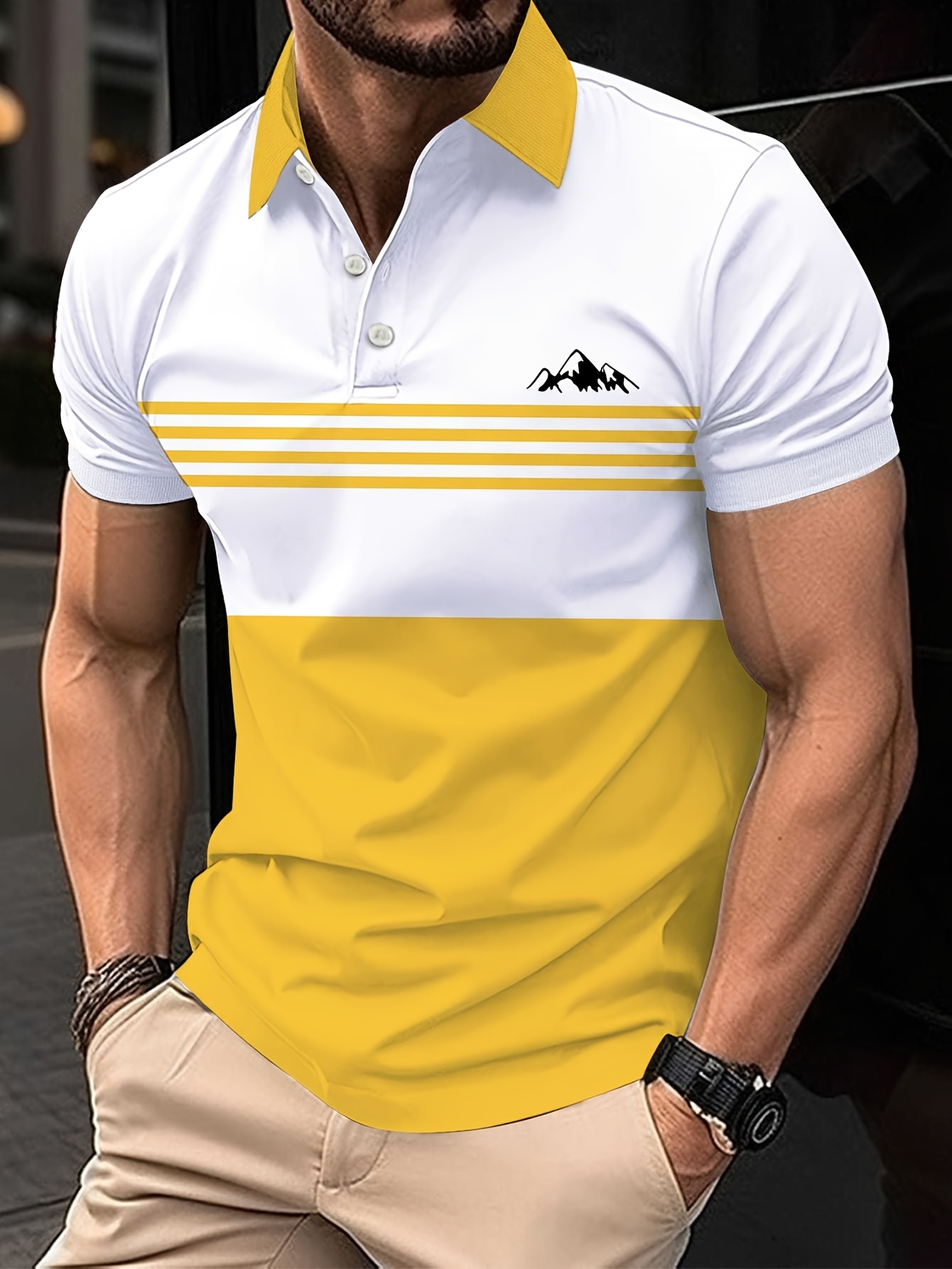 2026 Summer Men's Button-down  - Polo Shirt Pique recension och pris
