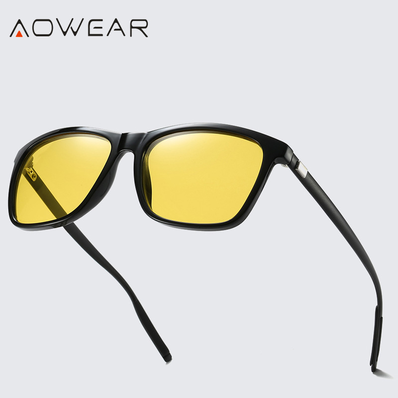 AOWEAR HD Polarized Night Visi - Sunglasses Aviator Polarized recension och pris