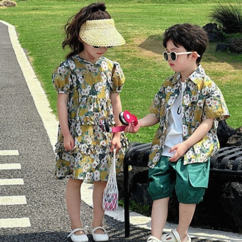 Vintage Floral Short Sleeve Sh - Resort Shirt Floral recension och pris