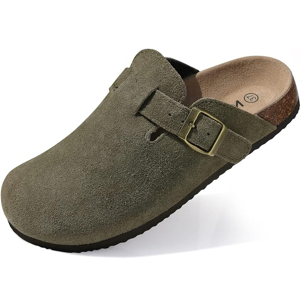 Classic Beach Shoes Men's Sued - Flip Flop Leather Men recension och pris
