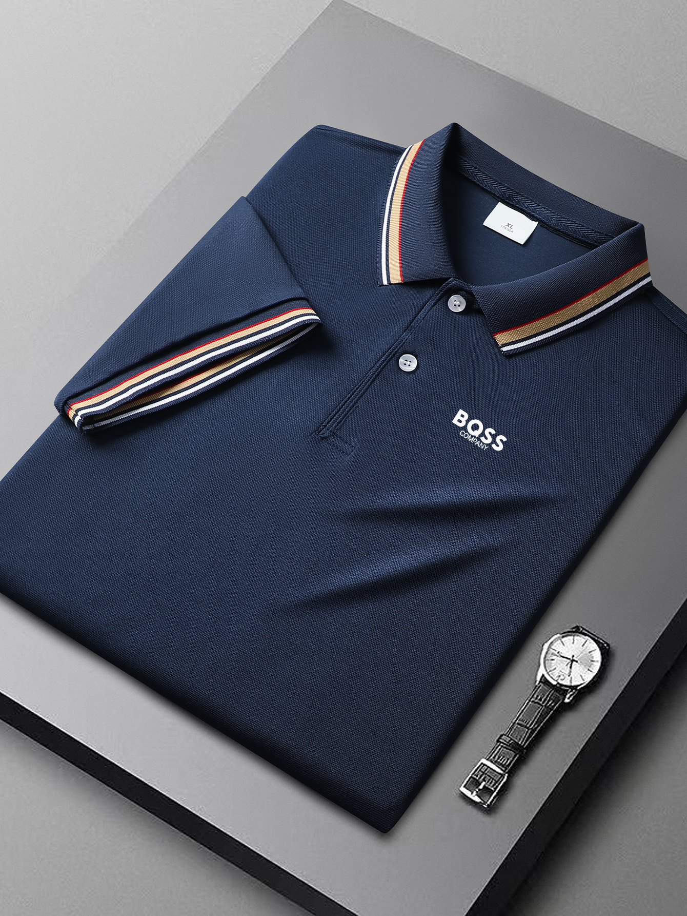 BQSS1 Men's Summer Short-Sleev - Polo Shirt Pique recension och pris