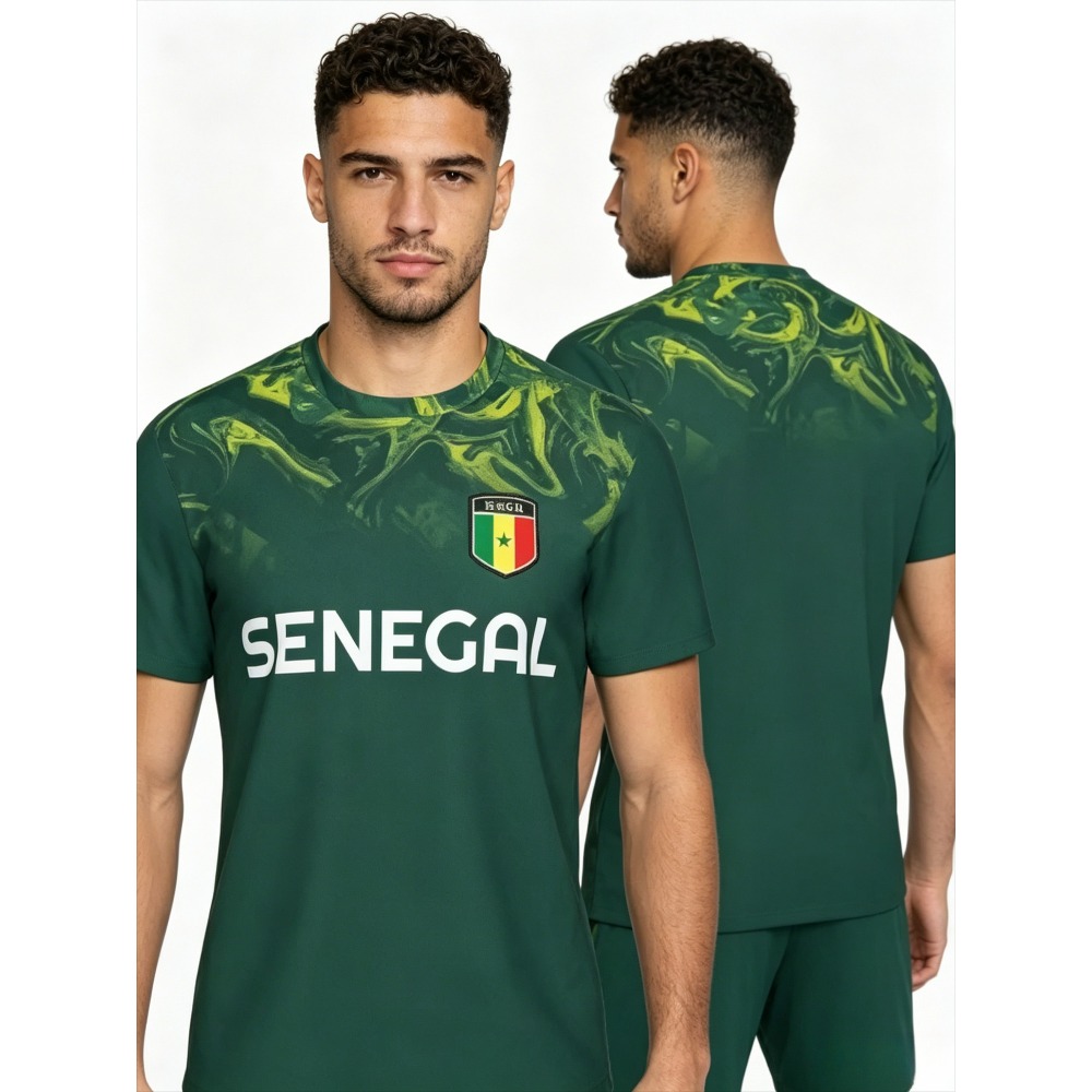 2026 New Summer Senegal Flag G - Tee Graphic Print recension och pris