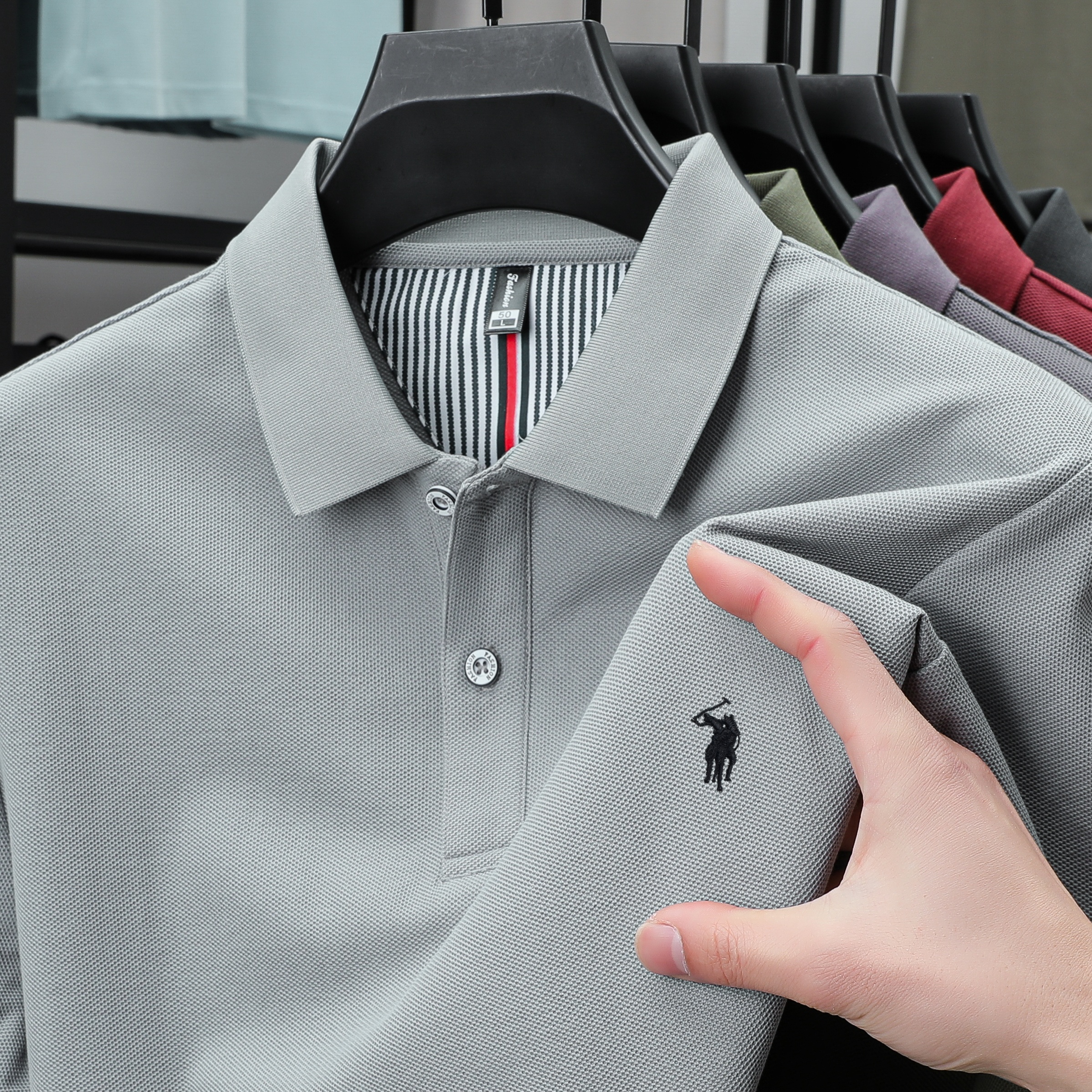 100% pure cotton men's short s - Polo Shirt Pique recension och pris