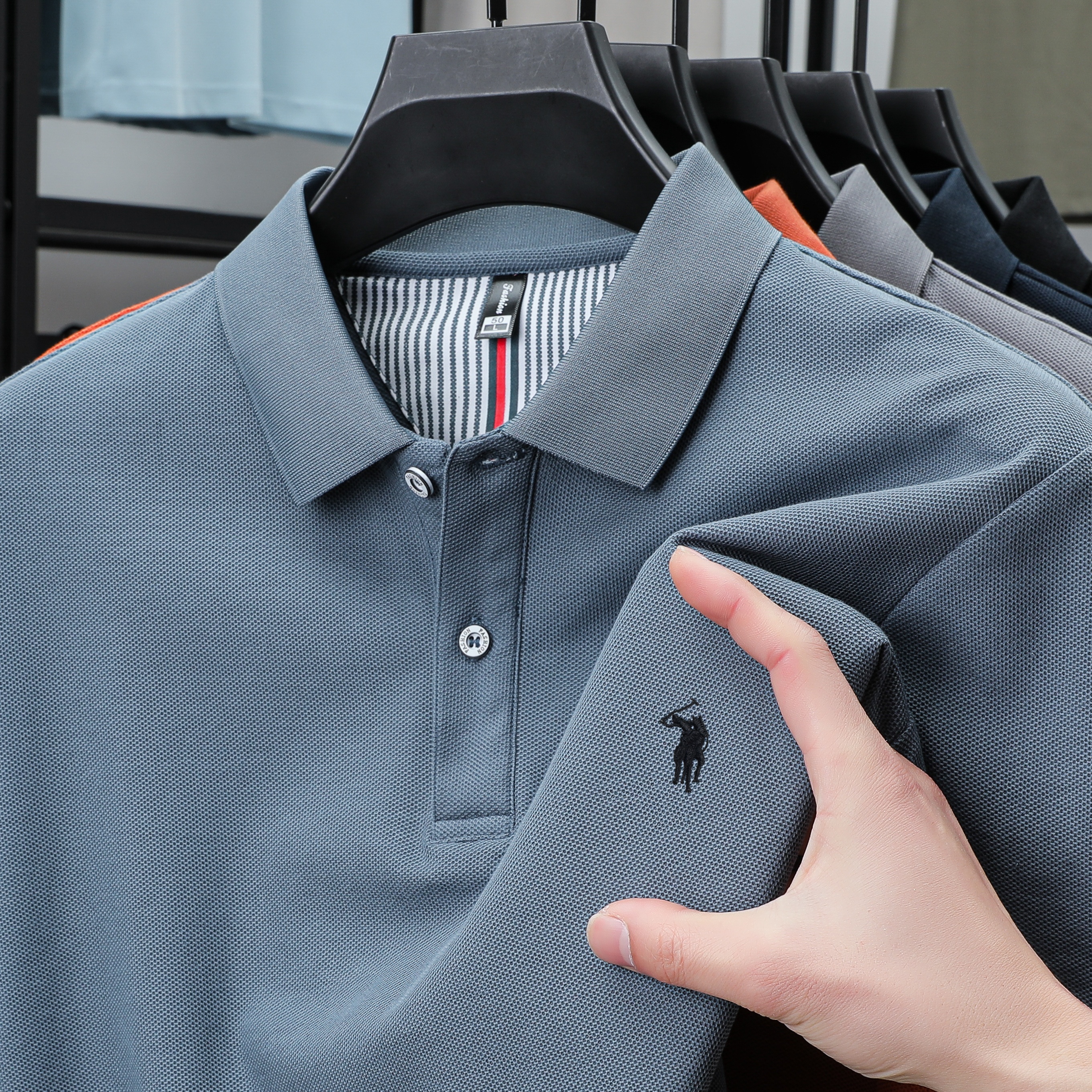 100% pure cotton men's short s - Polo Shirt Pique recension och pris