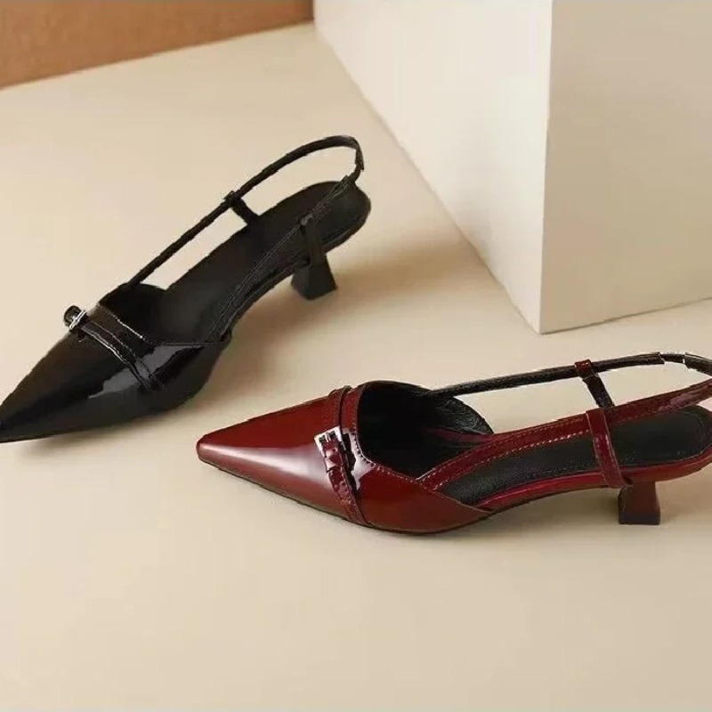Women Sandals Fashion Pointed  - Casual Sandal Leather recension och pris