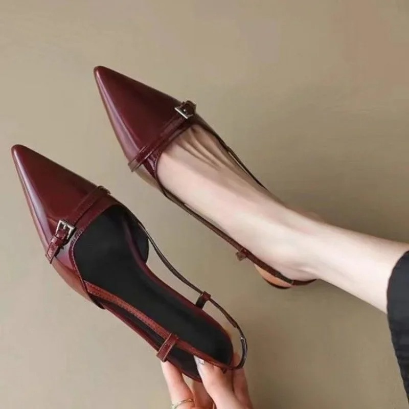 Women Sandals Fashion Pointed  - Casual Sandal Leather recension och pris