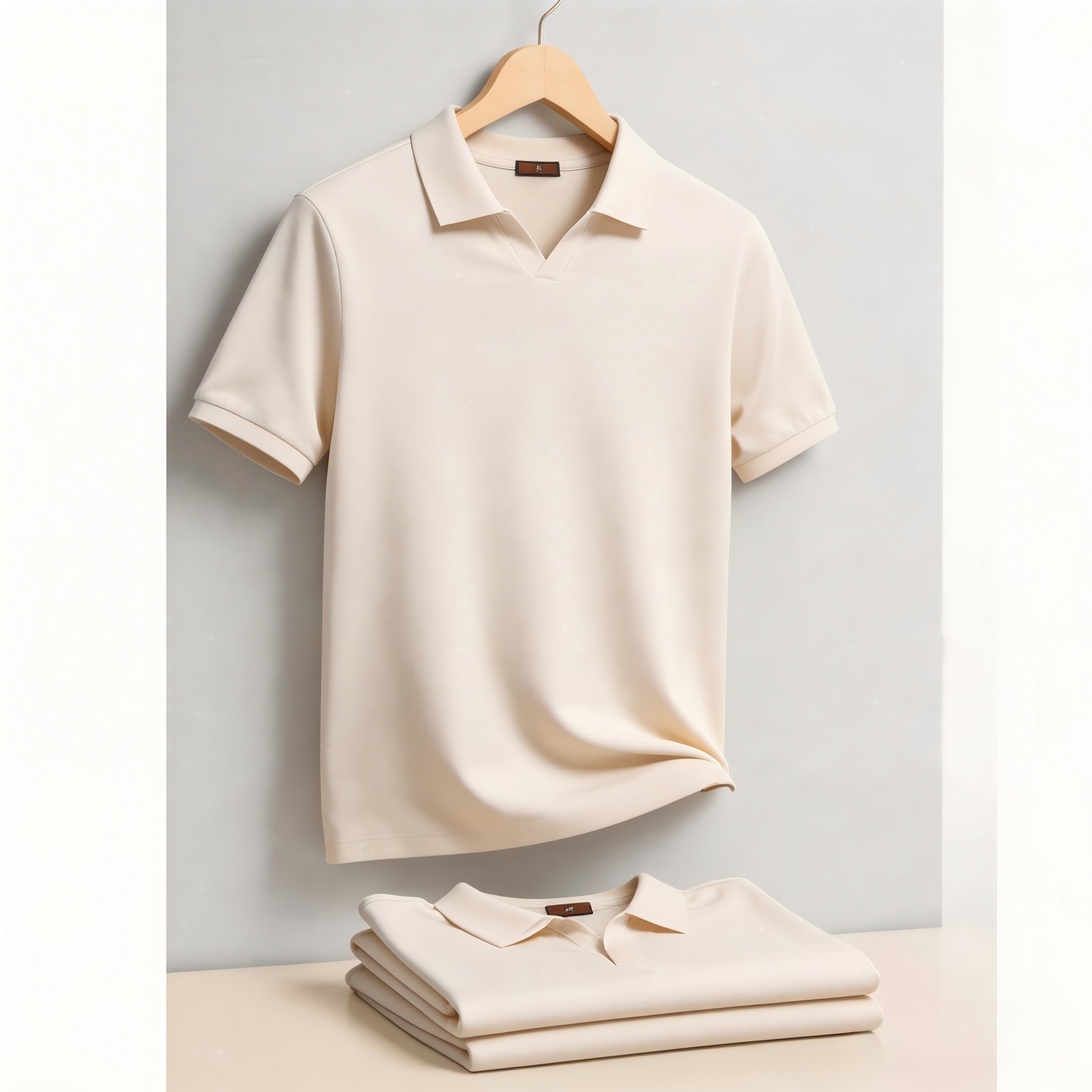 AIOPESON Men's Breathable Silk - Polo Shirt Pique recension och pris