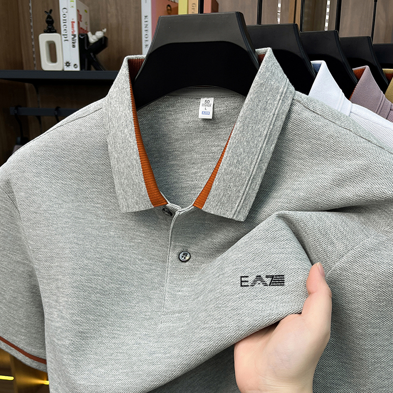 Luxury brand men's short sleev - Polo Shirt Pique recension och pris