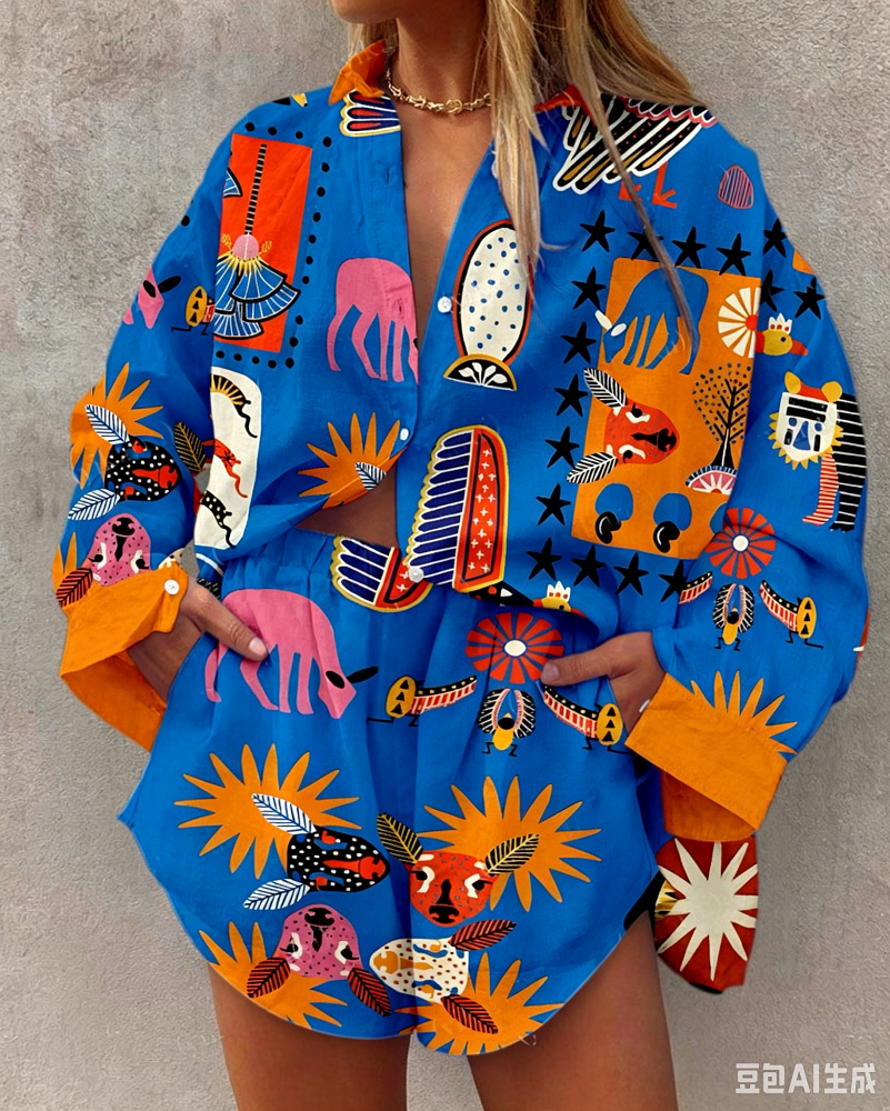 Hawaii Summer Fashion Long Sle - Resort Shirt Floral recension och pris