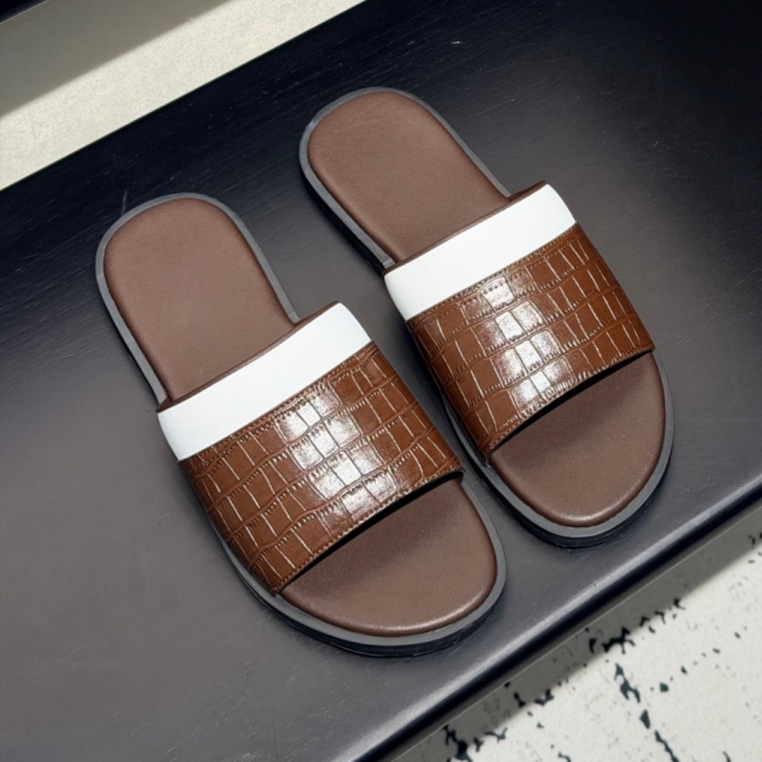 Handmade Cowhide Sandals Luxur - Flip Flop Leather Men recension och pris
