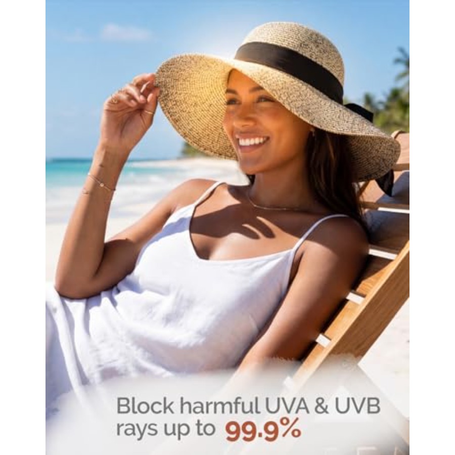Hat Hut Wide Brim Beach Sun Ha - Packable Hat Nylon recension och pris