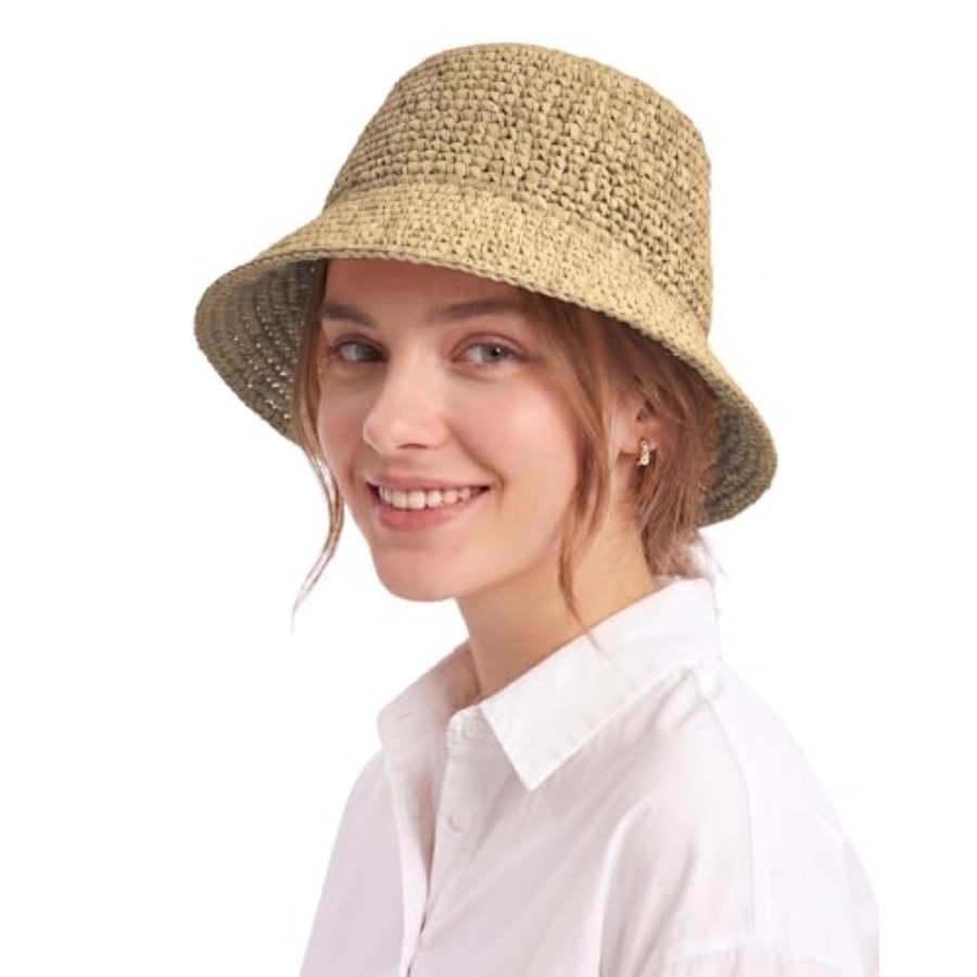 Zylioo XL Straw Bucket Hats, L - Packable Hat Nylon recension och pris