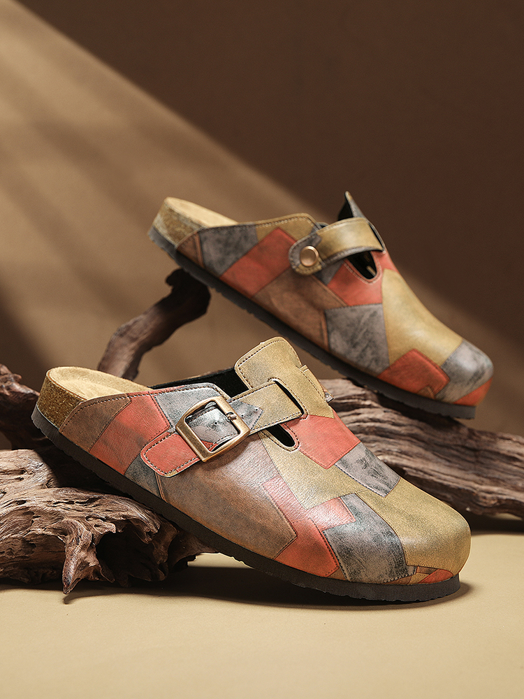 Unisex Cork Closed Toe Slipper - Flip Flop Leather Men recension och pris