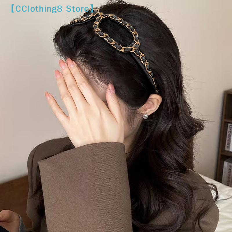 Vintage Chain Leather Headband - Sunglass Retainer Cord recension och pris