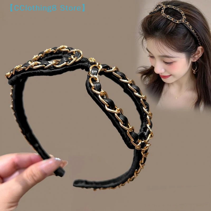 Vintage Chain Leather Headband - Sunglass Retainer Cord recension och pris