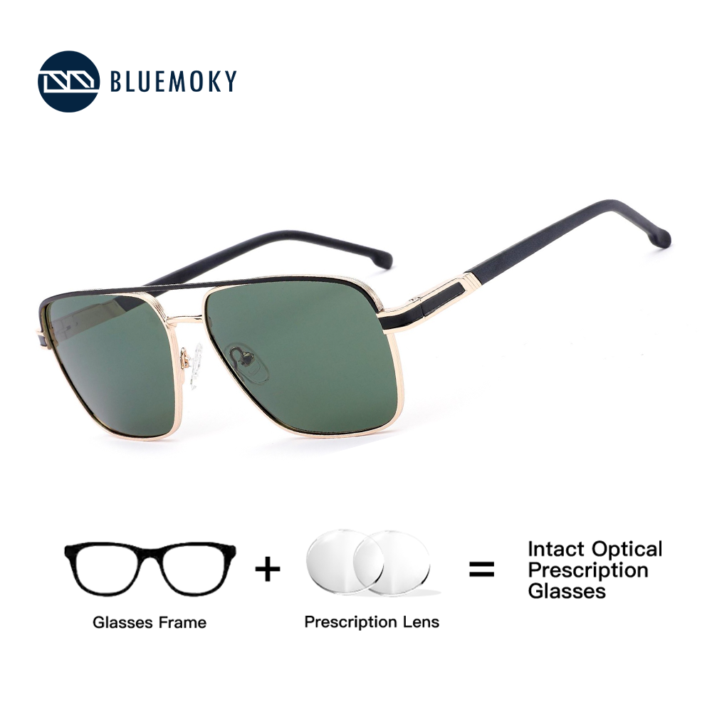 BLUEMOKY Fashion Metal Pilot P - Sunglasses Aviator Polarized recension och pris