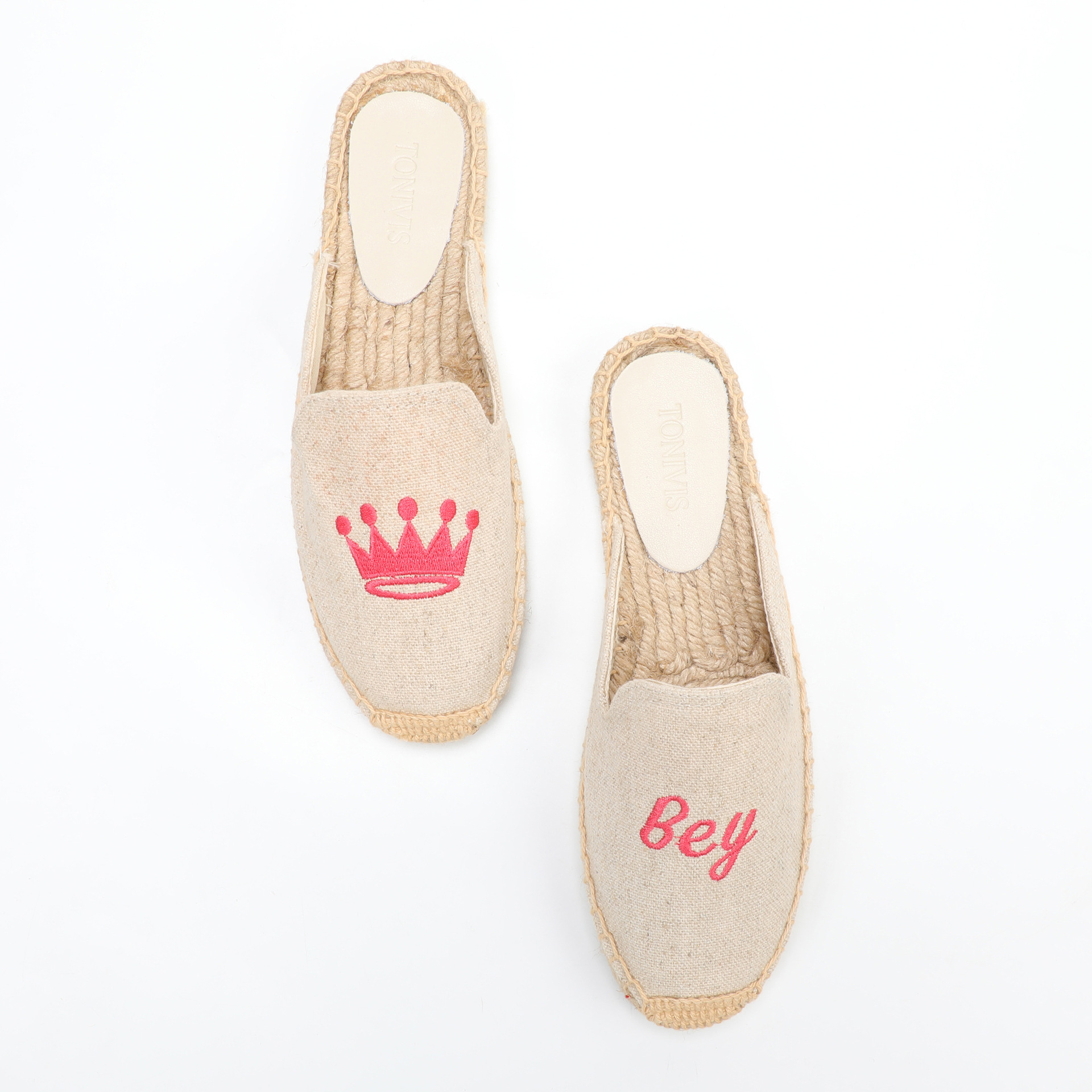 Women Floral Embroidered Espad - Espadrille Slip On recension och pris