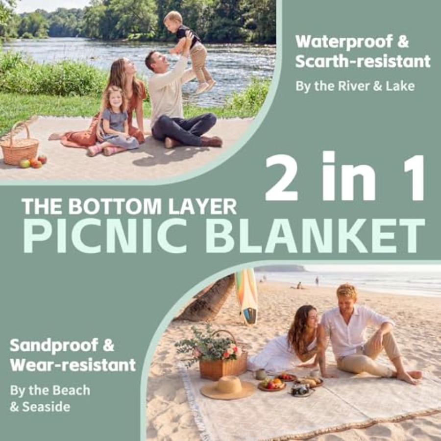 2 in 1 Extra Large Boho Beach  - Beach Towel Large recension och pris