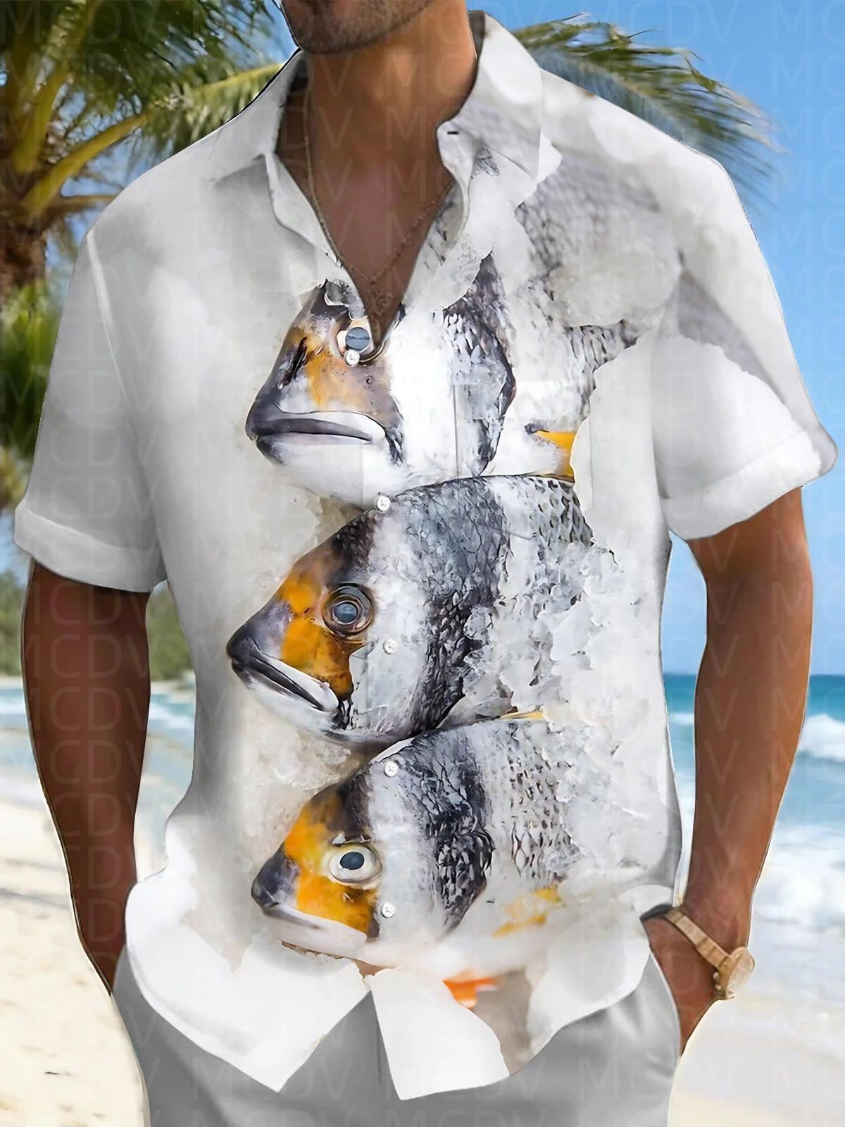 Bird Pattern Men's Hawaiian Sh - Shirt Camp Collar recension och pris