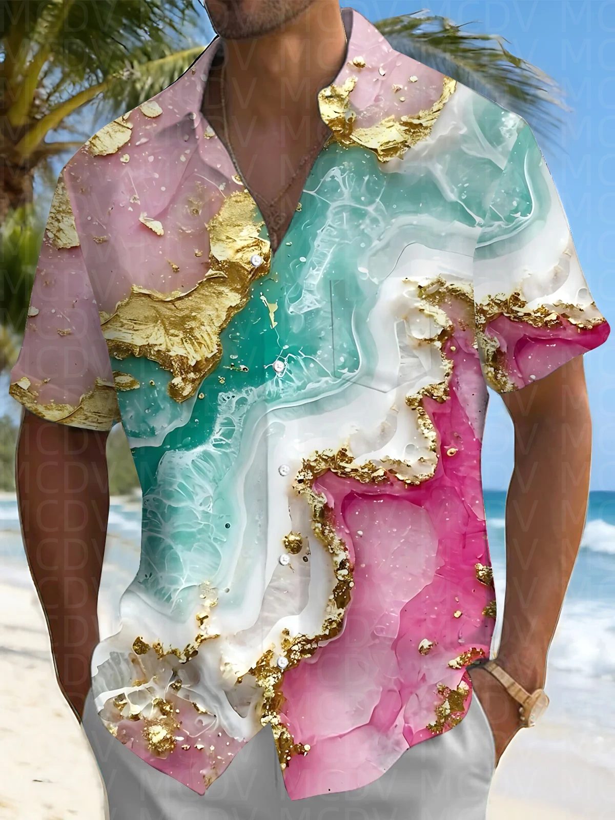 Bird Pattern Men's Hawaiian Sh - Shirt Camp Collar recension och pris