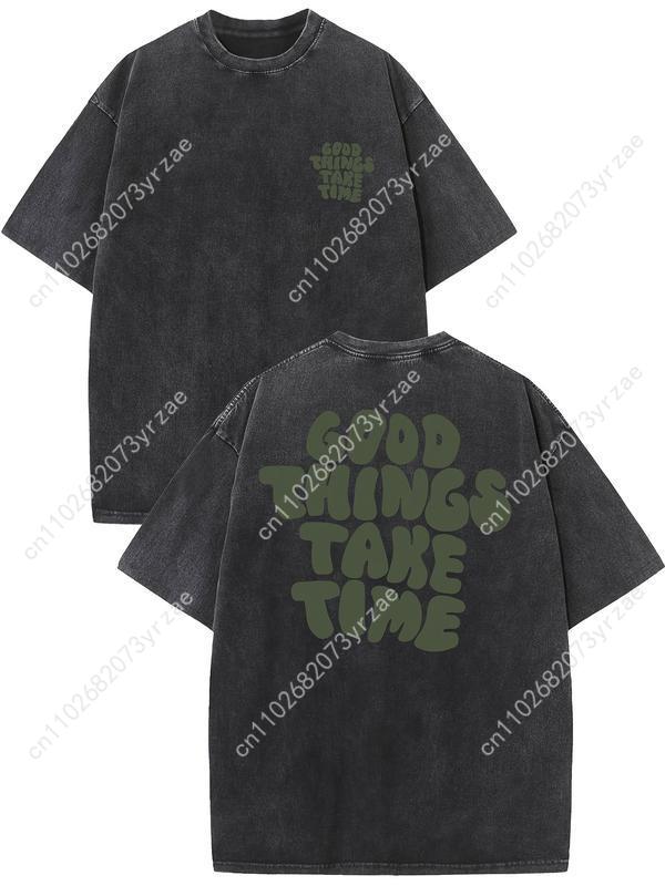 Good Things Take Time Retro Te - Linen Shirt Breathable recension och pris