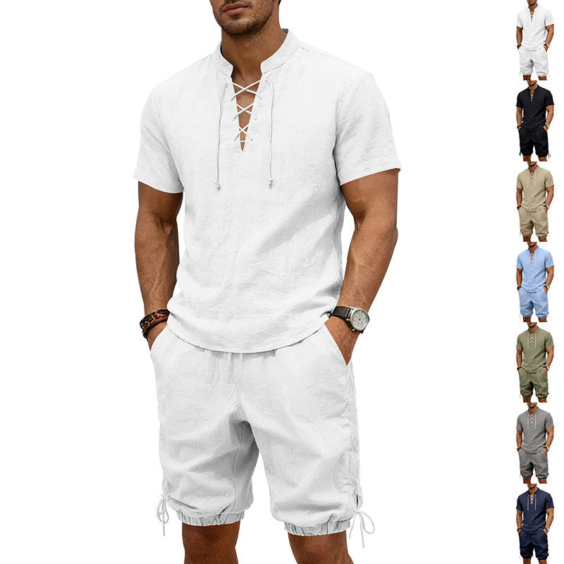 Summer Linen Loose Casual Men' - Linen Shirt Breathable recension och pris