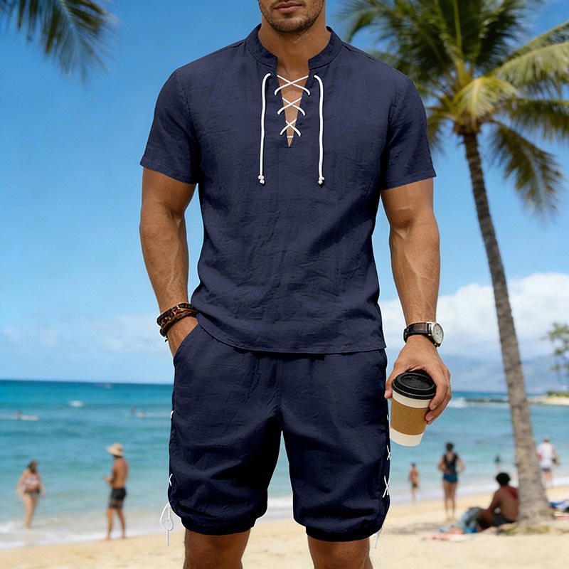 Summer Linen Loose Casual Men' - Linen Shirt Breathable recension och pris