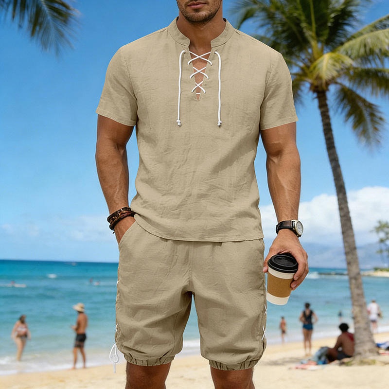 Summer Linen Loose Casual Men' - Linen Shirt Breathable recension och pris