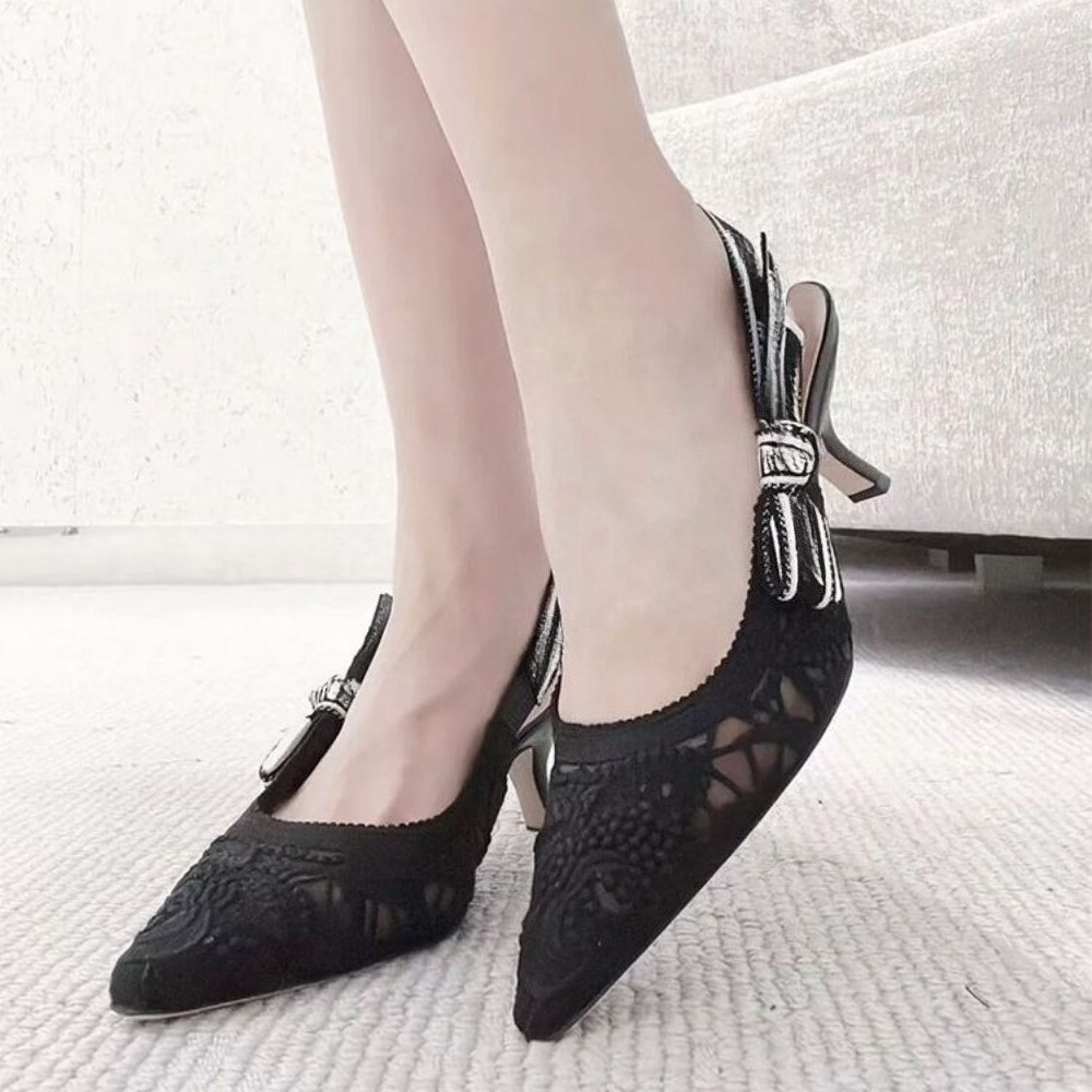 Genuine Leather High Heel Sand - Casual Sandal Leather recension och pris