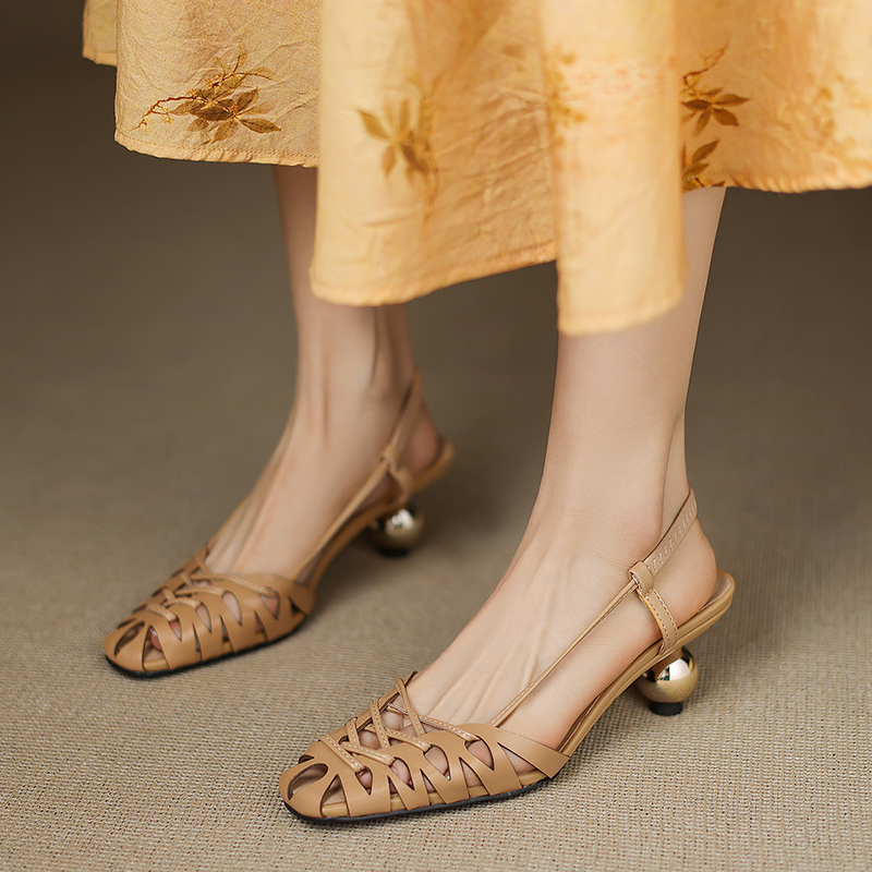 2026 Summer Designer High Heel - Casual Sandal Leather recension och pris