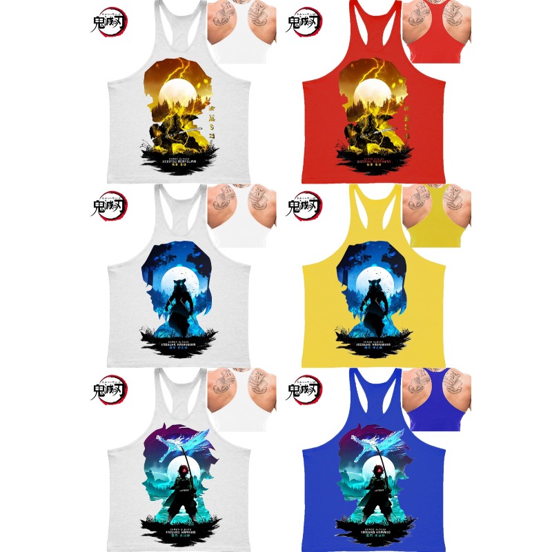 (Demon Slayer) GYM Mens Tank T - Tank Top Muscle recension och pris