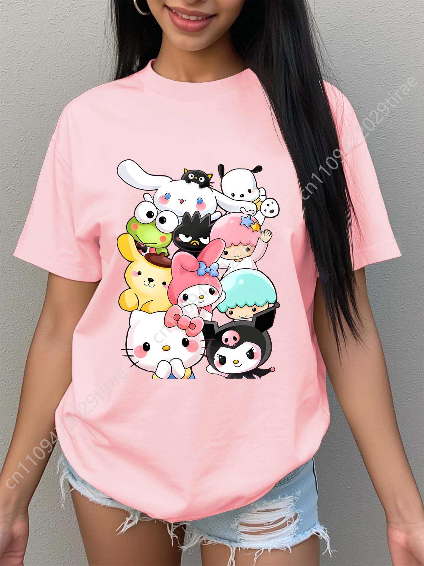 Women'S Sanrio Character Print - Tee Graphic Print recension och pris