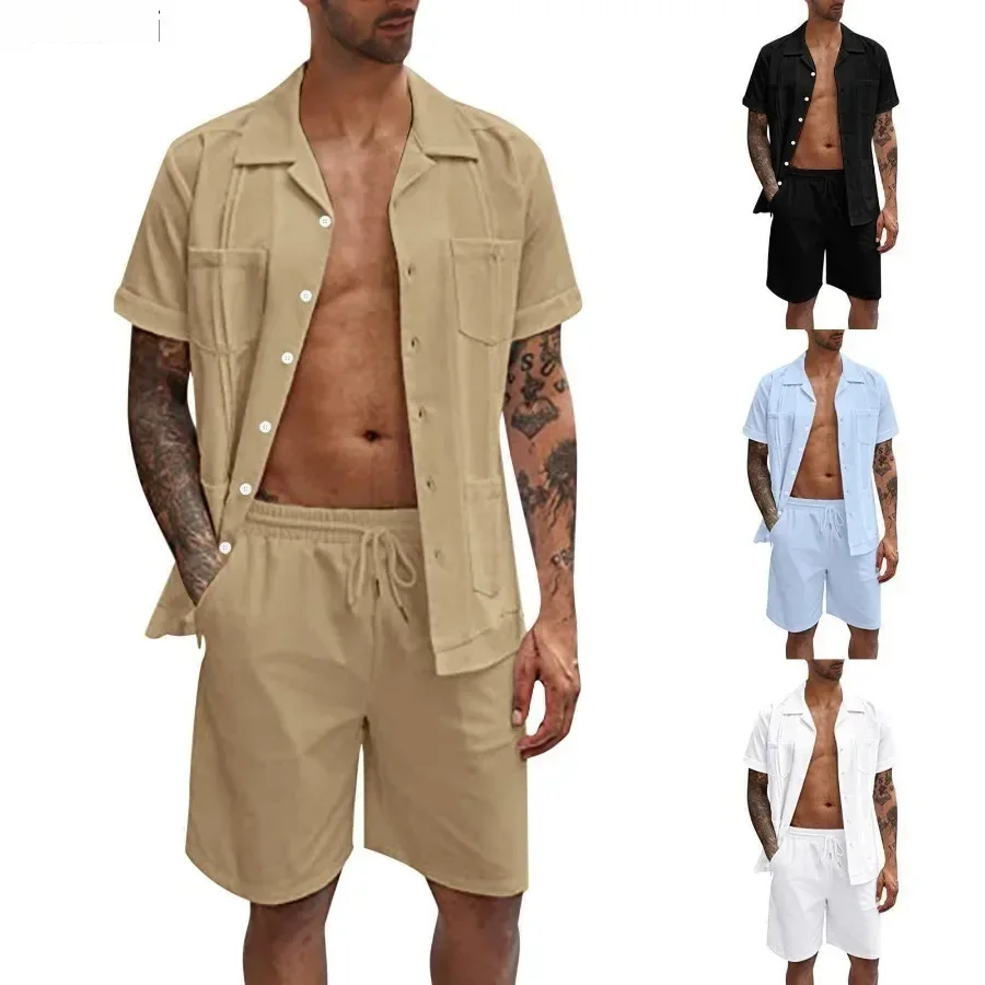New Men's Summer Casual Sport  - Short Linen Drawstring recension och pris
