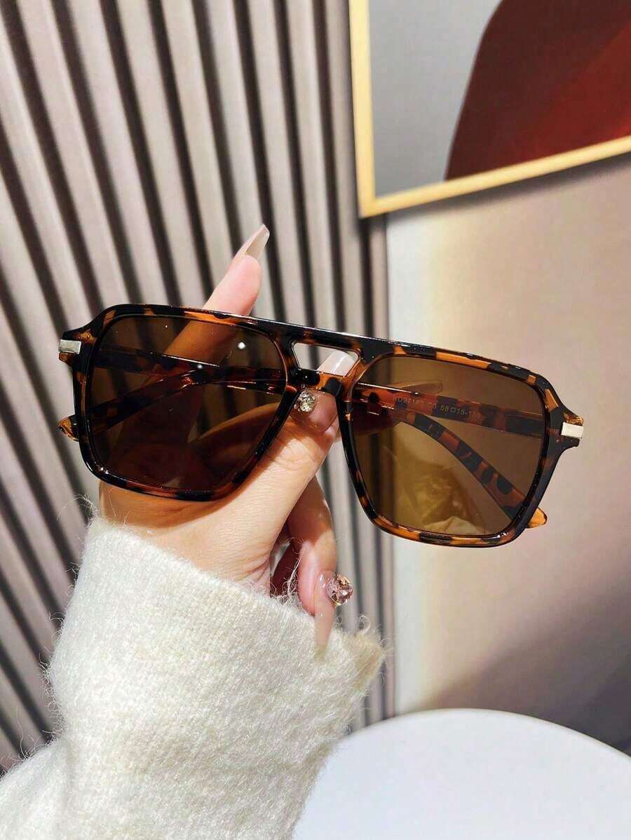 Fashion Double Bridge Aviator  - Sunglasses Aviator Polarized recension och pris