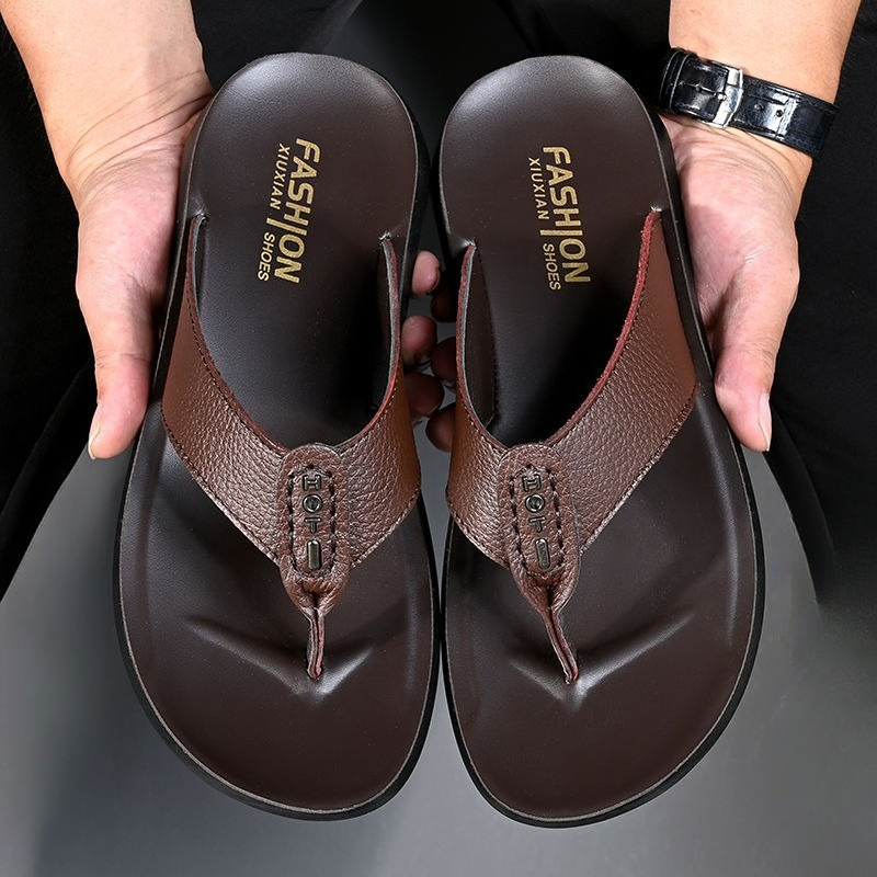 Hot Sale Men's Flip Flops High - Flip Flop Leather Men recension och pris