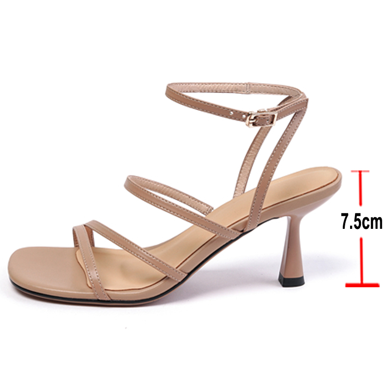 Meotina Sandals Women Shoes Sq - Casual Sandal Leather recension och pris